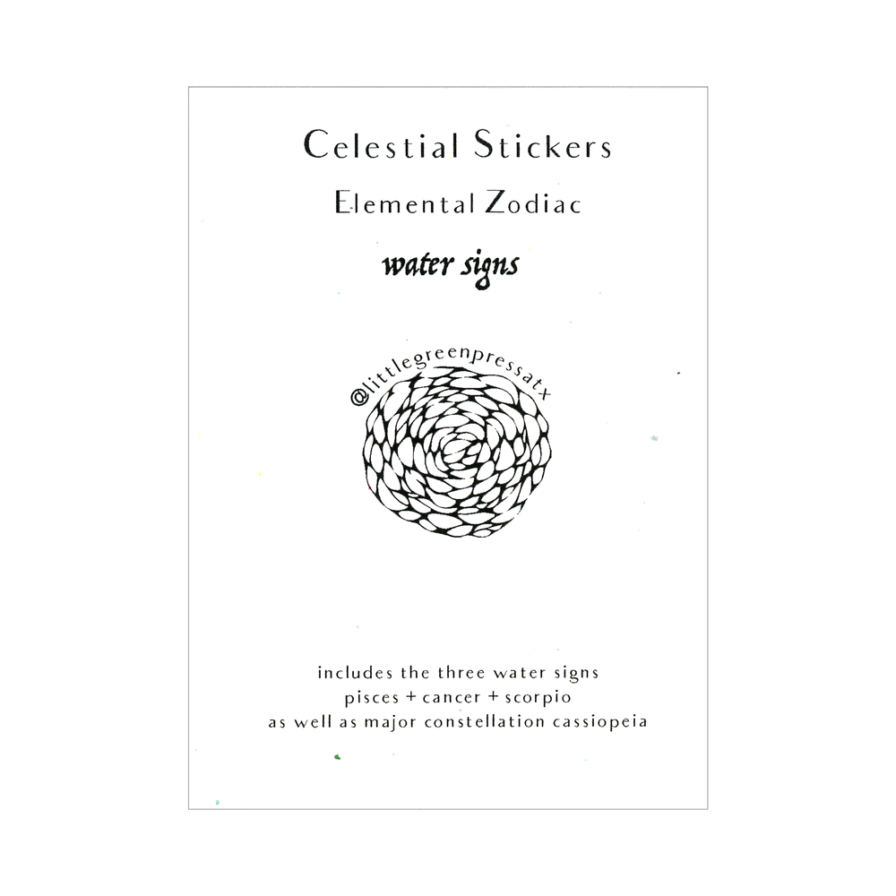 CELESTIAL STICKER SET. [Book]